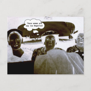 Carte Postale Texte de la Personnaliser sur les femmes négatives