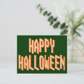 Carte Postale Texte du blox d'Halloween (Debout devant)