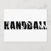 Carte Postale texte du handball (Devant)