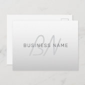 Carte Postale Texte modifiable pour les affaires, les voeux ou l (Devant / Derrière)