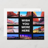 Carte Postale Texte modifiable - Uluru Red Center multi-photo (Devant / Derrière)