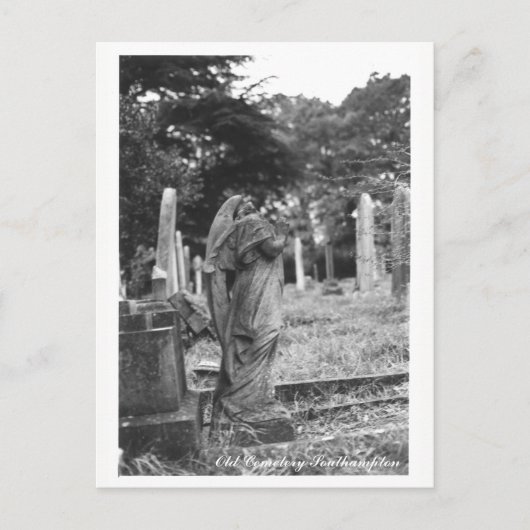 Carte Postale Texte Old Cemetery Postcard (Devant)