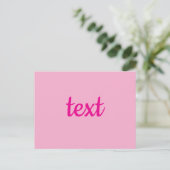 Carte Postale Texte personnalisable cool (Debout devant)