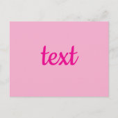 Carte Postale Texte personnalisable cool (Devant)