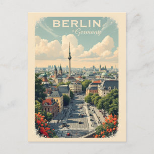 Carte Postale Texte personnalisé Berlin, Allemagne