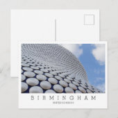 Carte Postale Texte personnalisé, Birmingham, UK (Devant / Derrière)