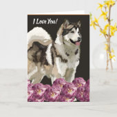 Carte postale Texte Personnalisé Fox (Fleur jaune)