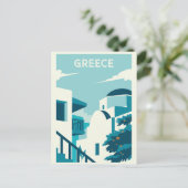 Carte Postale Texte personnalisé Grèce (Debout devant)