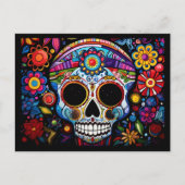 Carte Postale Texte personnalisé 💀 Jour des morts (Devant)