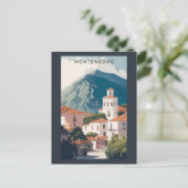 Carte Postale Texte personnalisé Monténégro (Debout devant)