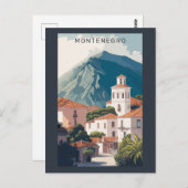 Carte Postale Texte personnalisé Monténégro (Devant / Derrière)