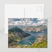 Carte Postale Texte personnalisé Monténégro (Devant / Derrière)