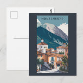 Carte Postale Texte personnalisé Monténégro (Devant / Derrière)