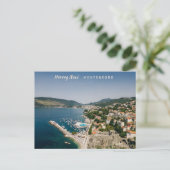 Carte Postale Texte personnalisé Monténégro (Debout devant)