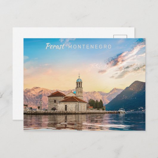 Carte Postale Texte personnalisé Monténégro (Devant / Derrière)