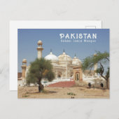 Carte Postale Texte personnalisé Pakistan (Devant / Derrière)