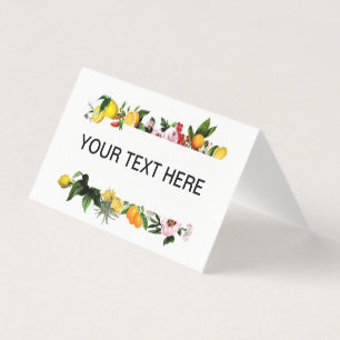 Carte postale texte personnalisée avec cadre de ci