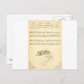 Carte Postale Textes de batte de scintillement de Twink petits (Devant / Derrière)