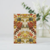 Carte Postale Textile à motif floral extensible (Debout devant)