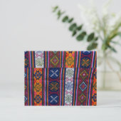 Carte Postale Textile de Bhutanese (Debout devant)