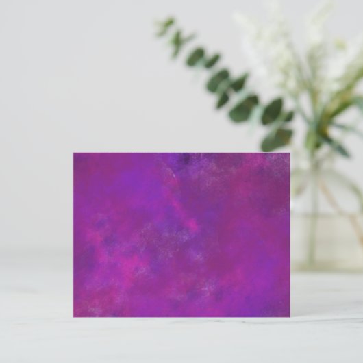 Carte Postale Texture Abstraite violette (Debout devant)