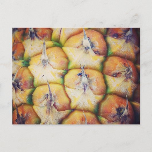 Carte postale Texture ananas (Devant)