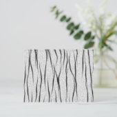 Carte Postale texture blanche du tigre (Debout devant)