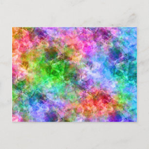 Carte Postale Texture chromée