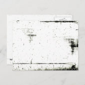 Carte Postale Texture de broyage à bords noirs (Ajouter Votre Co (Devant / Derrière)