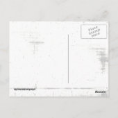 Carte Postale Texture de broyage à bords noirs (Ajouter Votre Co (Dos)