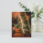 Carte Postale Texture de la foudre (Debout devant)