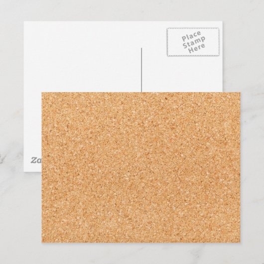 Carte Postale Texture de liège (Devant / Derrière)