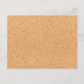 Carte Postale Texture de liège (Devant)