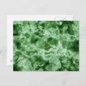 Carte Postale Texture de marbre vert (Devant / Derrière)