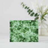 Carte Postale Texture de marbre vert (Debout devant)