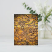 Carte Postale Texture de roche moussue chaude (Debout devant)