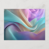 Carte Postale Texture de tissu abstrait dans des tons pastel (Devant)