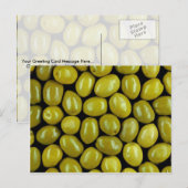 Carte Postale Texture des olives (Devant / Derrière)