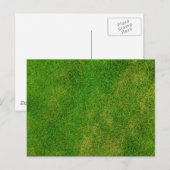 Carte Postale Texture d'herbe verte (Devant / Derrière)