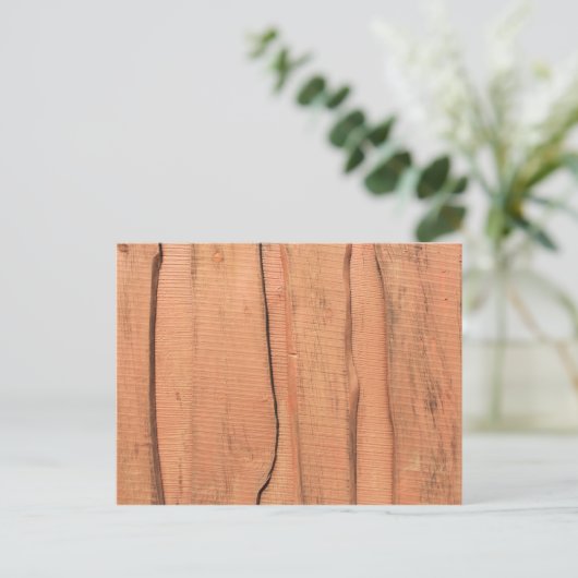 Carte Postale Texture en bois (Debout devant)