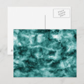 Carte Postale Texture en marbre vert foncé (Devant / Derrière)