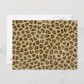 Carte Postale texture jaguar 2 (Devant / Derrière)