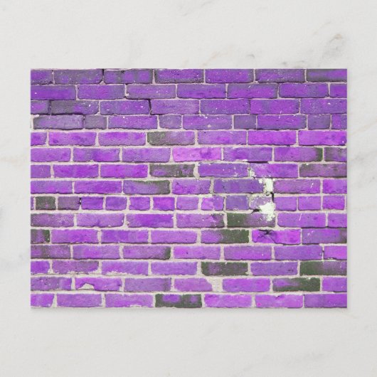 Carte Postale Texture mauve Vintage en brique (Devant)