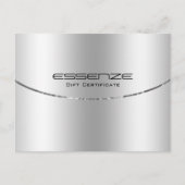 Carte Postale Texture métallique moderne minimaliste (Devant)