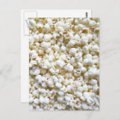 Carte Postale Texture Popcorn Photographie Décor Lumineux (Devant / Derrière)