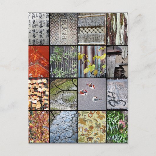 Carte Postale Textures du Japon (Devant)