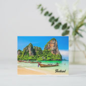 Carte Postale Thailand Postal card. (Debout devant)