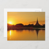 Carte Postale Thailand - sunset in Khon Kaen (Devant / Derrière)