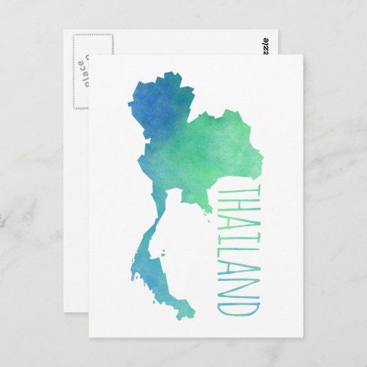 Carte Postale Thaïlande (Devant / Derrière)