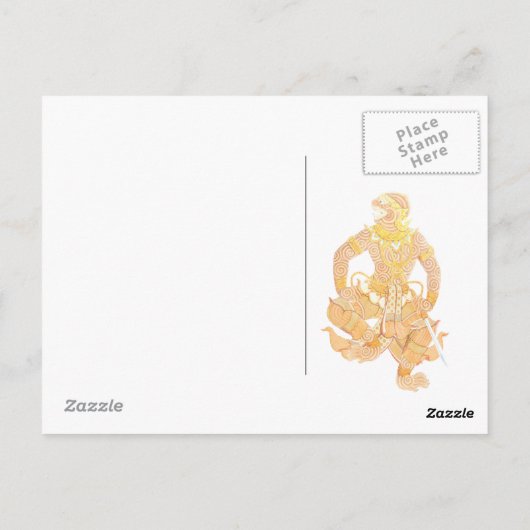 Carte postale Thaïlande (Dos)